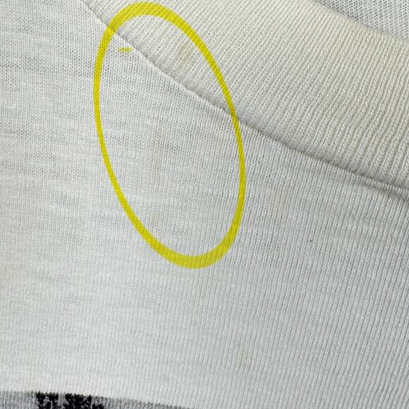 Vintage 90s Venice Beach Single Stitch Tee Shirt Off White Thrashed Streetwear - Picture 8 of 8